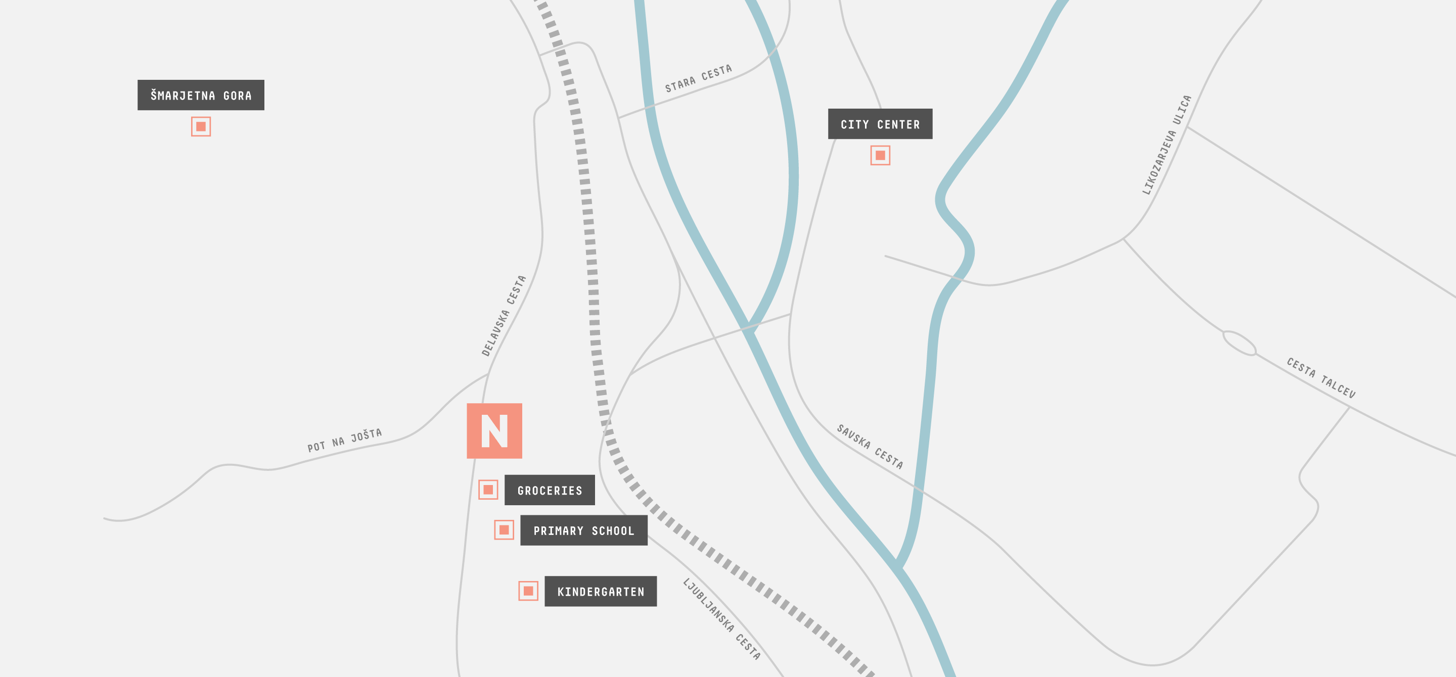 Neuhaus zemljevid D26 EN